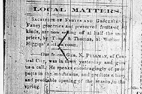 Rocky Mountain News - 1861